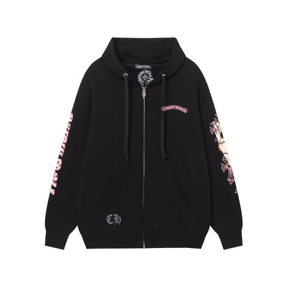 CH-Chrome Hearts Zip Up Hoodie 9821